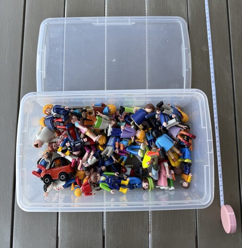 Box full playmobil - box, figures