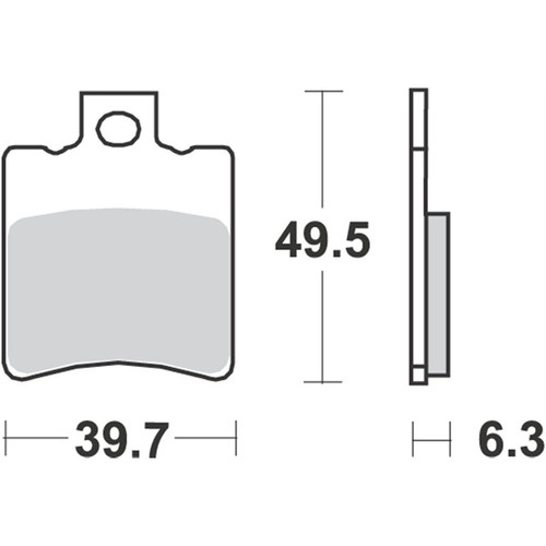 Rms r22510019 brake pads - pads,