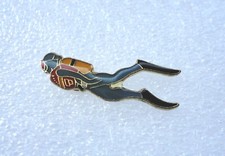 Unusual Scuba Diver Pin Badge