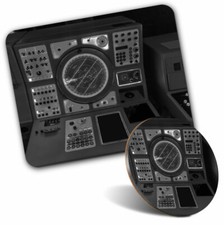 Mouse mat coaster - -, bw
