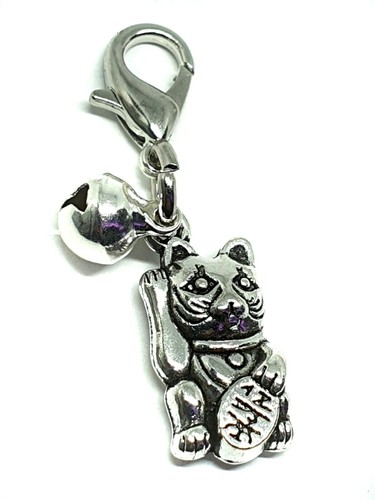 Maneki lucky cat charm - maneki,