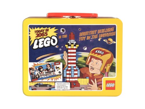 Lego vintage tin lunchbox - lego,
