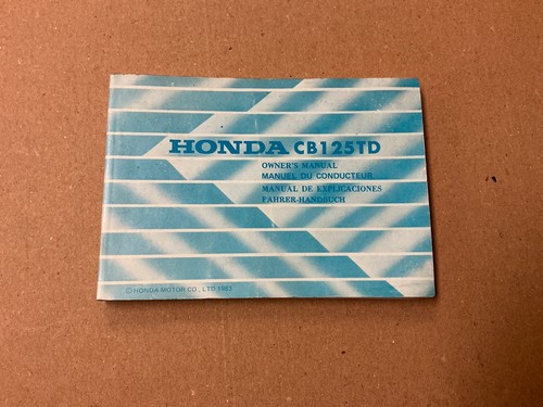 Genuine honda 1983 cb125td - honda,