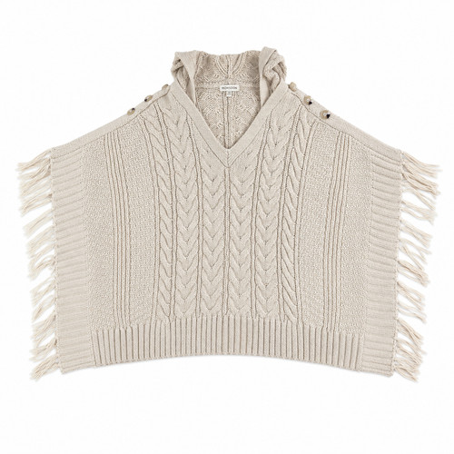 Monsoon hooded cable knit - hooded,