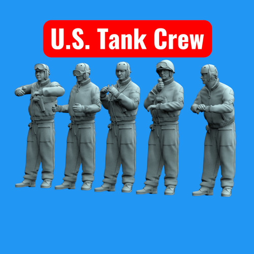 Ww2 scale tank crew - us,