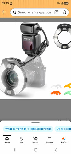Neewer rf1 macro ring flash - neewer,