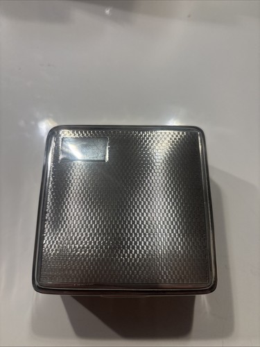 Lovely silver cigarette - lovely, box
