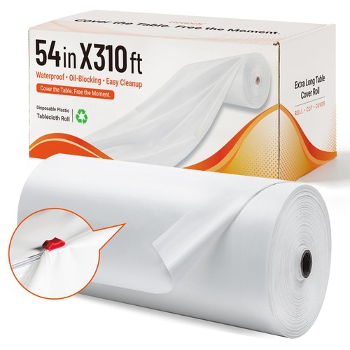 White disposable plastic - white,