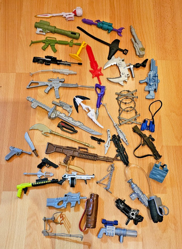Action figure weapons - action,