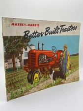 Massey-Harris Better-Built Tractors 1947 Brochure Vintage Farm Machinery Promo