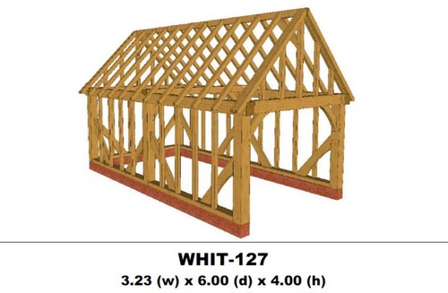 European oak garage bay - oak,