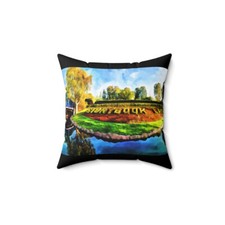 Spun Polyester Square Pillow