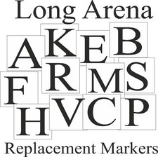 Replacement Dressage Arena Markers Long Arena 20x40 or 20x60 Full Set Menage
