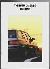 BMW 3-Series Touring E30 1991-1992 UK Market Sales Brochure 316i 318i 325i