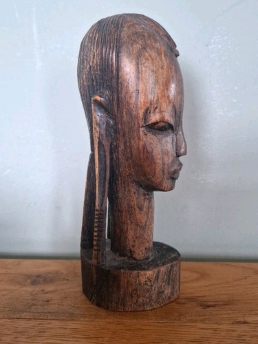 Vintage hand carved ebony - vintage, hand-carved
