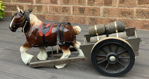 Large ceramic shire horse - large,