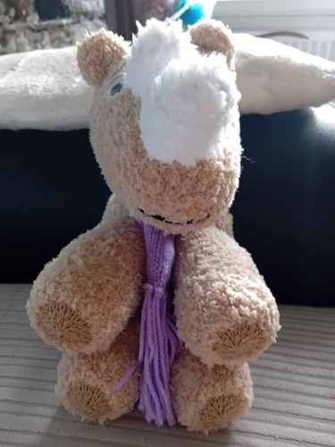 Hand knitted rhino - knitted,