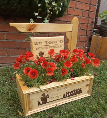 Wooden soldiers remembrance - wooden,