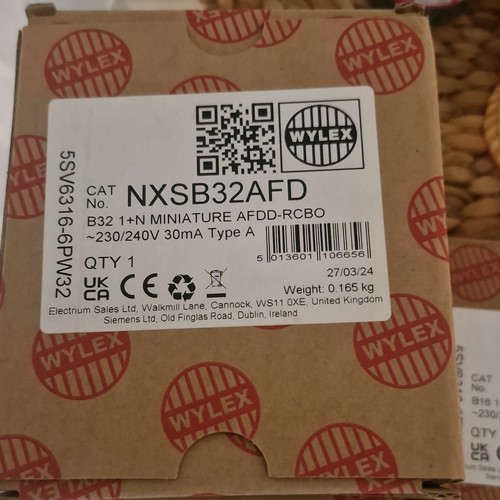 Wylex nxsb32afd afdd rcbo b32 - nxsb32afd, afdd-rcbo