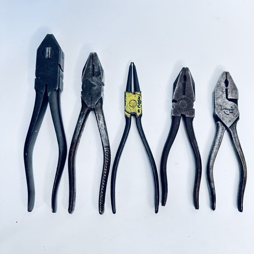 Vintage pliers tool lot - pliers,