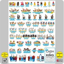 ICE CREAM VAN Sticker - Cones