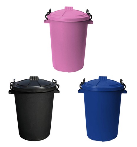 50l dustbin with clip lock - 3, x