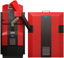 Attack Pellet System 30 Plus Automatic With Pellet Burner Pellet Container Auger