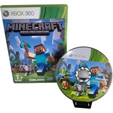 Minecraft Xbox 360 Edition Video Game MOJANG PEGI 7 Microsoft Studios Free P & P