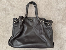 Furla Dark Brown Leather Handbag in good condition