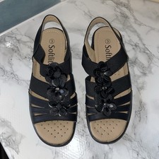 Brand New SoftLites Comfort Sandals. Size 3Denim Black. Brand new without box 