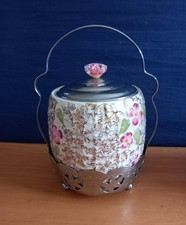 Wade Biscuit Barrel With Pink