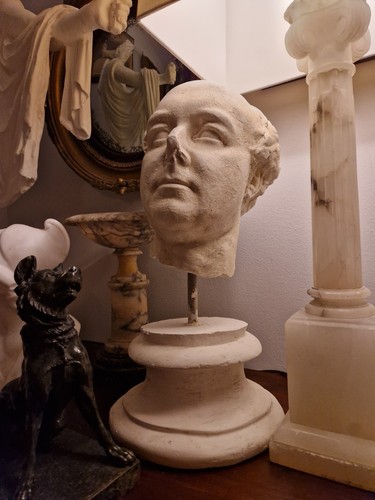 Lifesize plaster bust - a, bust,