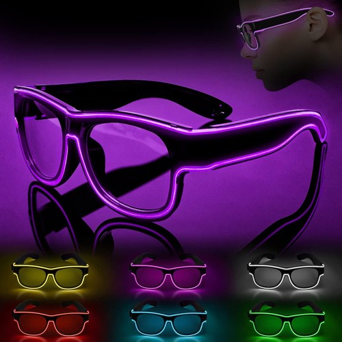 Led glasses flashing - flashing, bluetooth
