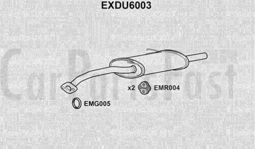 Exdu6003 rear box daihatsu - rear,