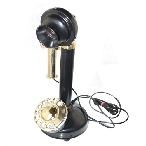 New black brass candle - candle, stick