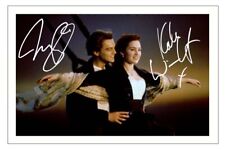 LEONARDO DI CAPRIO & KATE WINSLET Signed Autograph PHOTO Gift Print TITANIC