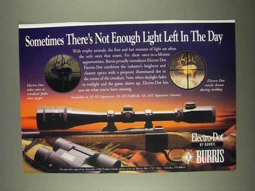 1996 burris electro dot scope - burris, electro-dot