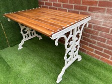 Rustic Cast Iron Garden Table & Patio Tableh Garden Furniture