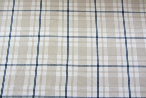 Aoste check cotton fabric - check,
