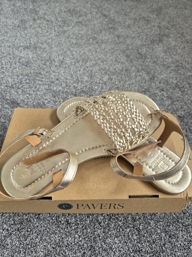 Pavers women sandals gold - pavers,