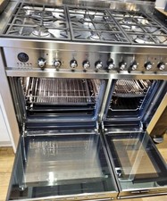 SMEG Opera A2 Dual Fuel Range Cooker. Stainless Steel. 100cm