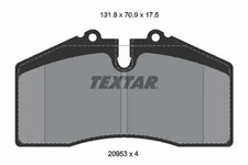 Brake pads 2095310 TEXTAR for