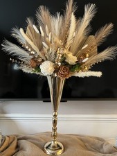 Lovely Gold Vase with Cream&