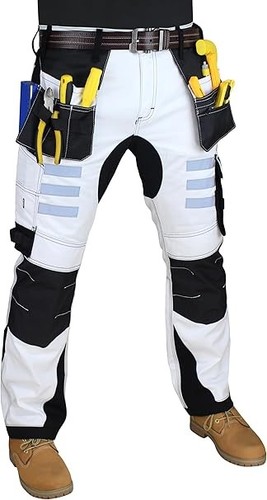 Mens white painter trousers - mens,