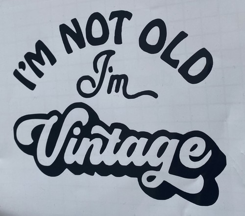 Not old vintage vinyl - old,