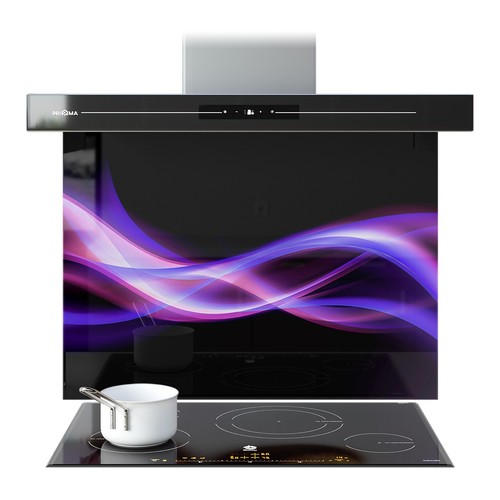 Kitchen glass splashback - glass,