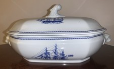 Spode Trade Winds Blue Clipper