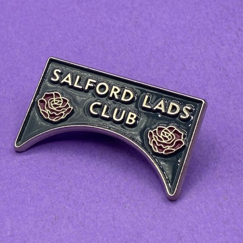 Salford lads club - club’, pin