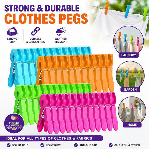 Strong clothes pegs - strong,