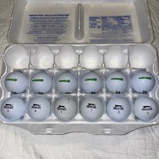 12 Slazenger Straight White